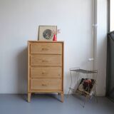 Vintage oak chest of drawers renovated