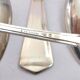Set of 4 art deco table spoons in silver metal e. feisskohl 1920-1930
