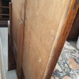 Coiffeuse art deco en acajou miroir triptyque