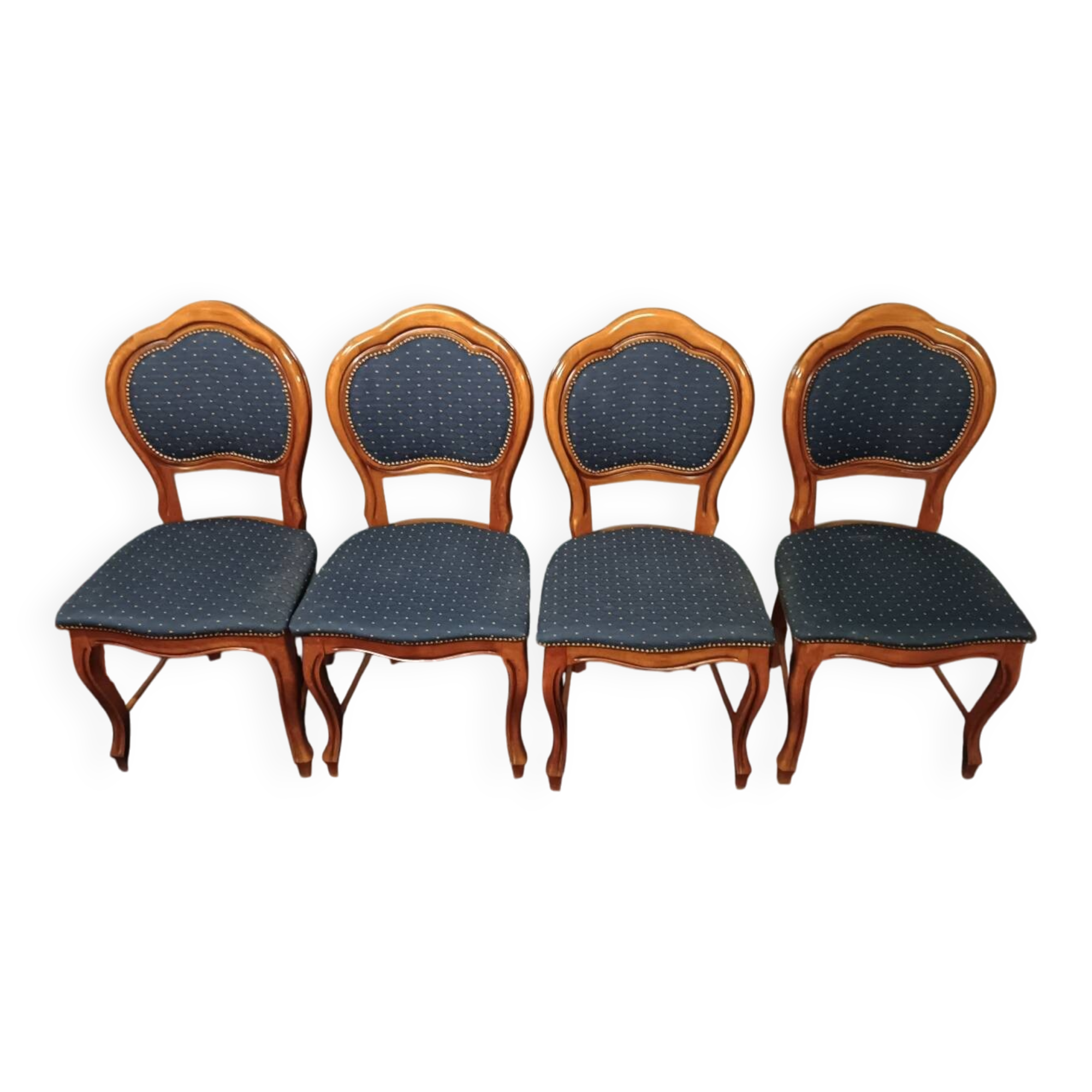 4 chaises Louis Philippe trèfle