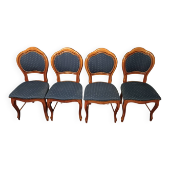 4 chaises Louis Philippe trèfle