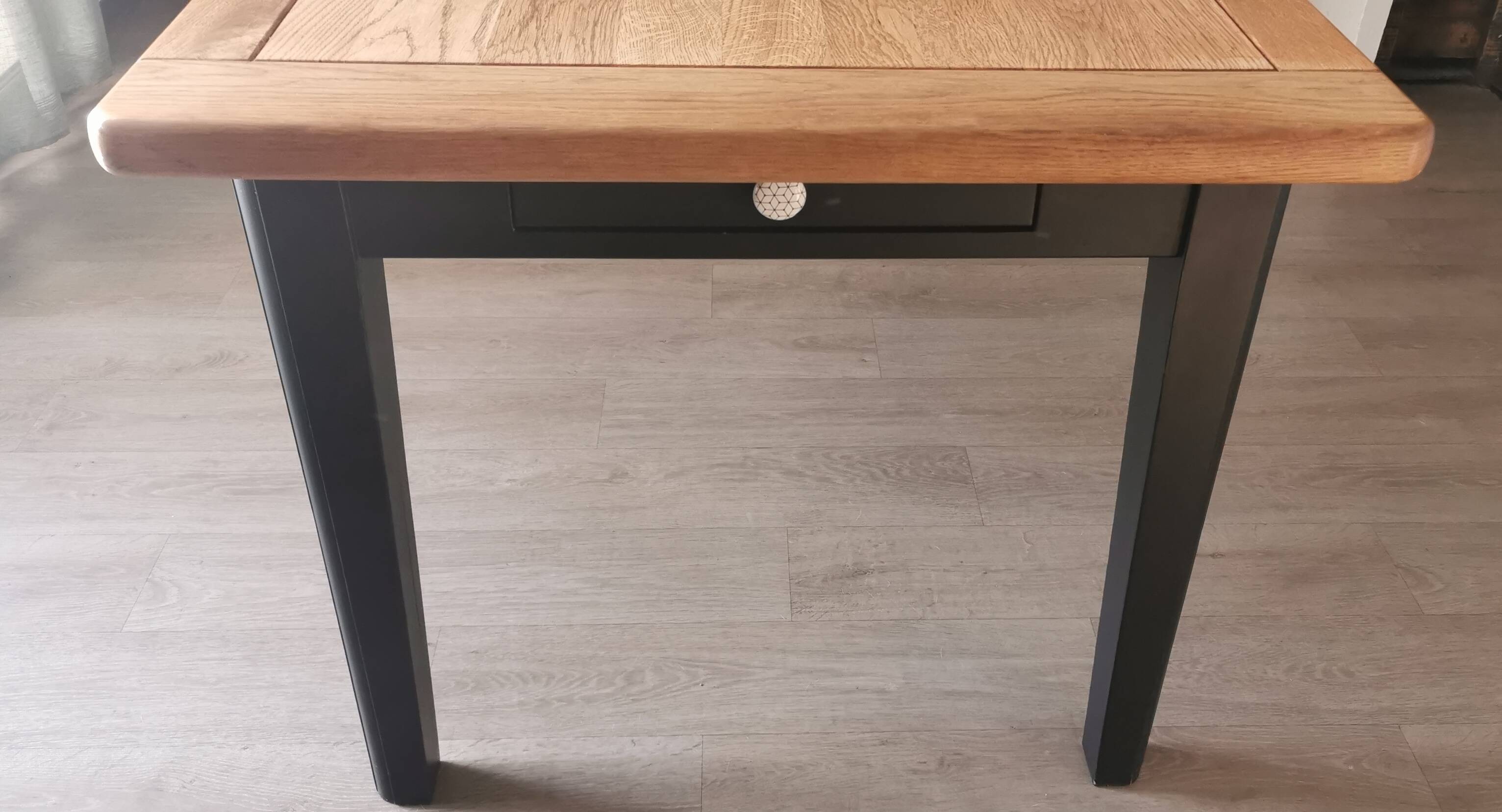 Solid oak farm table