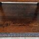 High Louis XIII writing desk in oak, 19th century.