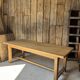 Solid oak farmhouse table