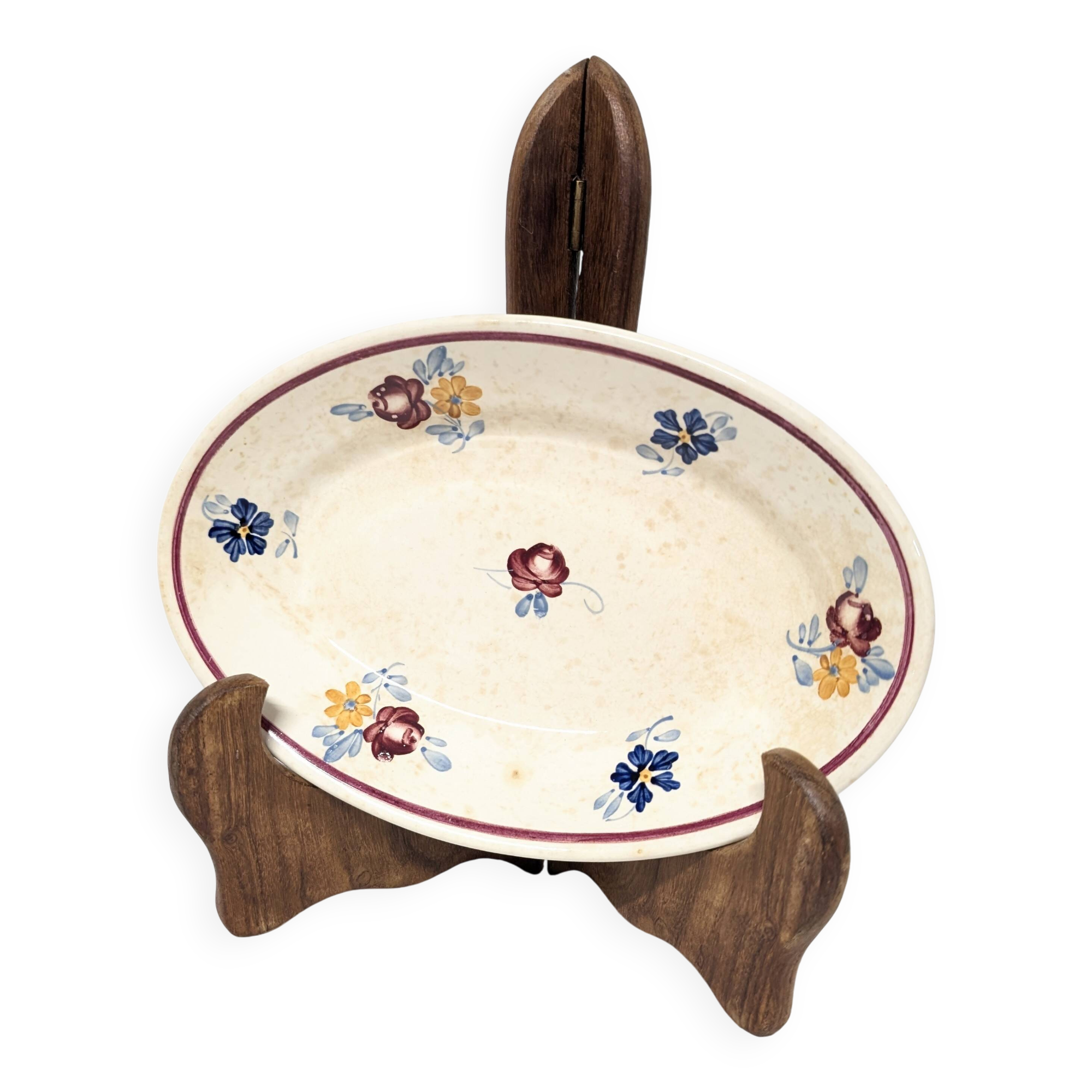 Ravier Digoin Sarreguemines modèle Fleurettes