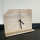 Vintage travertine clock from the 70s