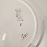 Assiettes plates, Digoin Sarreguemines, modèle Falaise