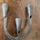 Wrought iron candlesticks