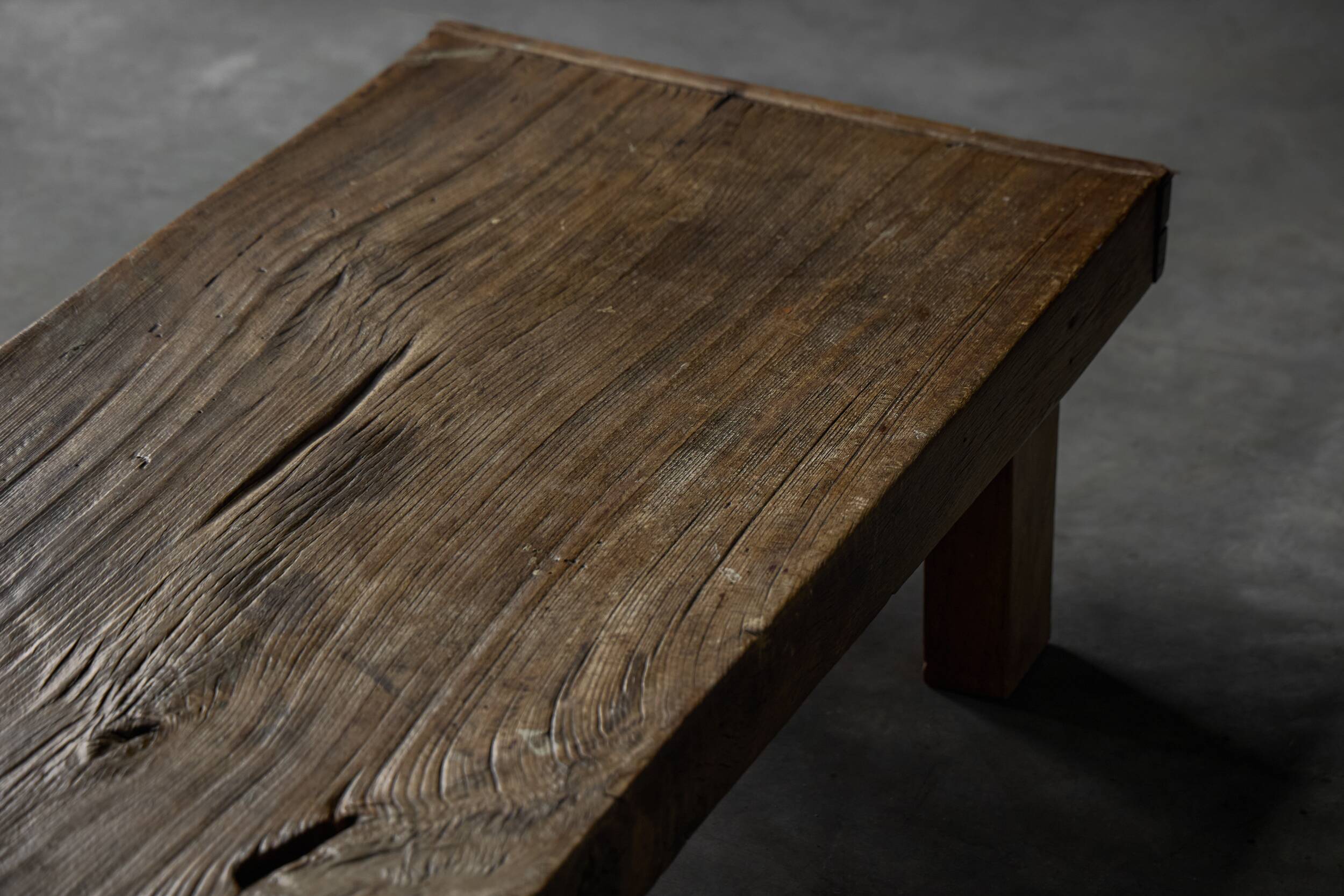 Low Farmhouse Coffee Table, France, Late 19th Century