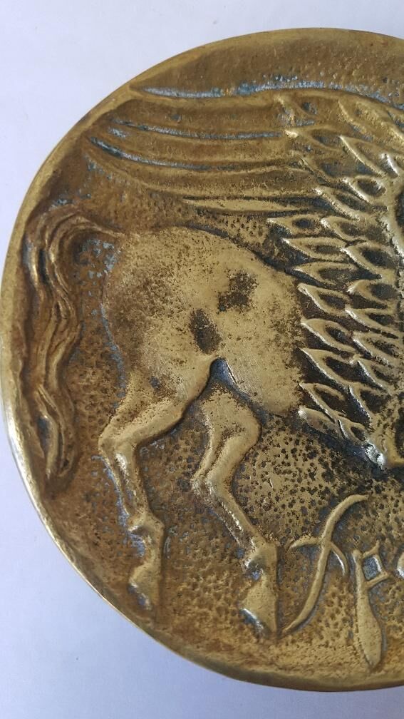 Max Le Verrier Ashtray Pegasus in bronze