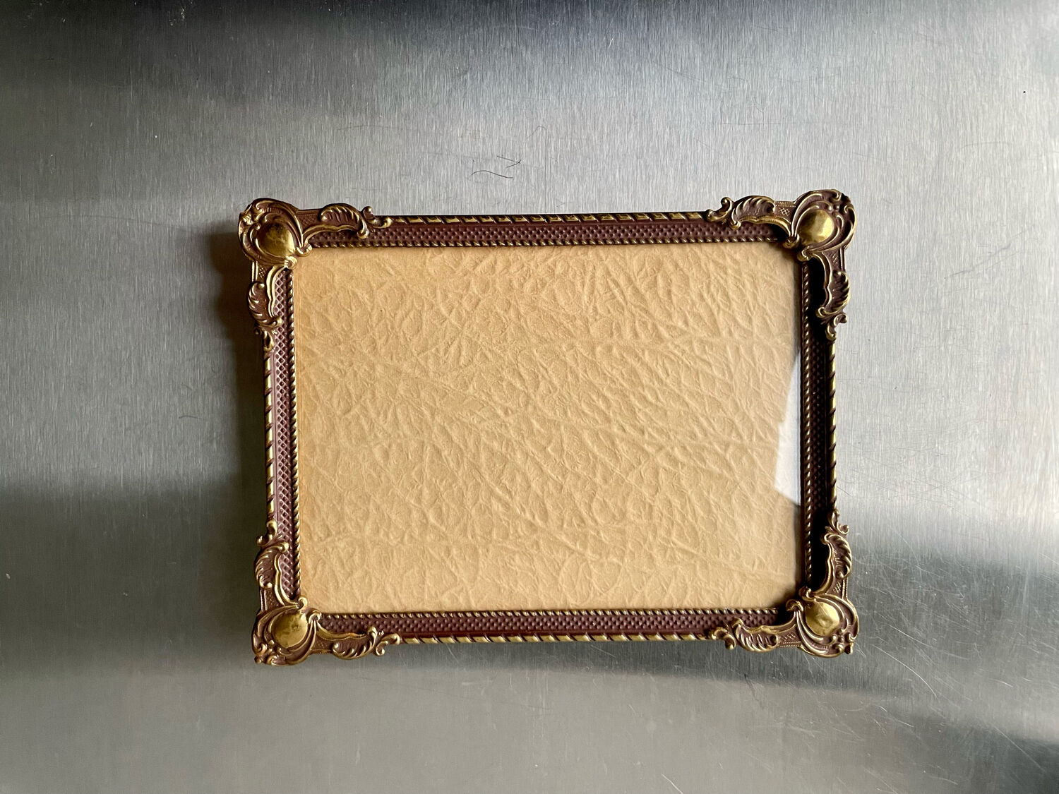 Cadre photo laiton 17,5 cm x 13,5 cm