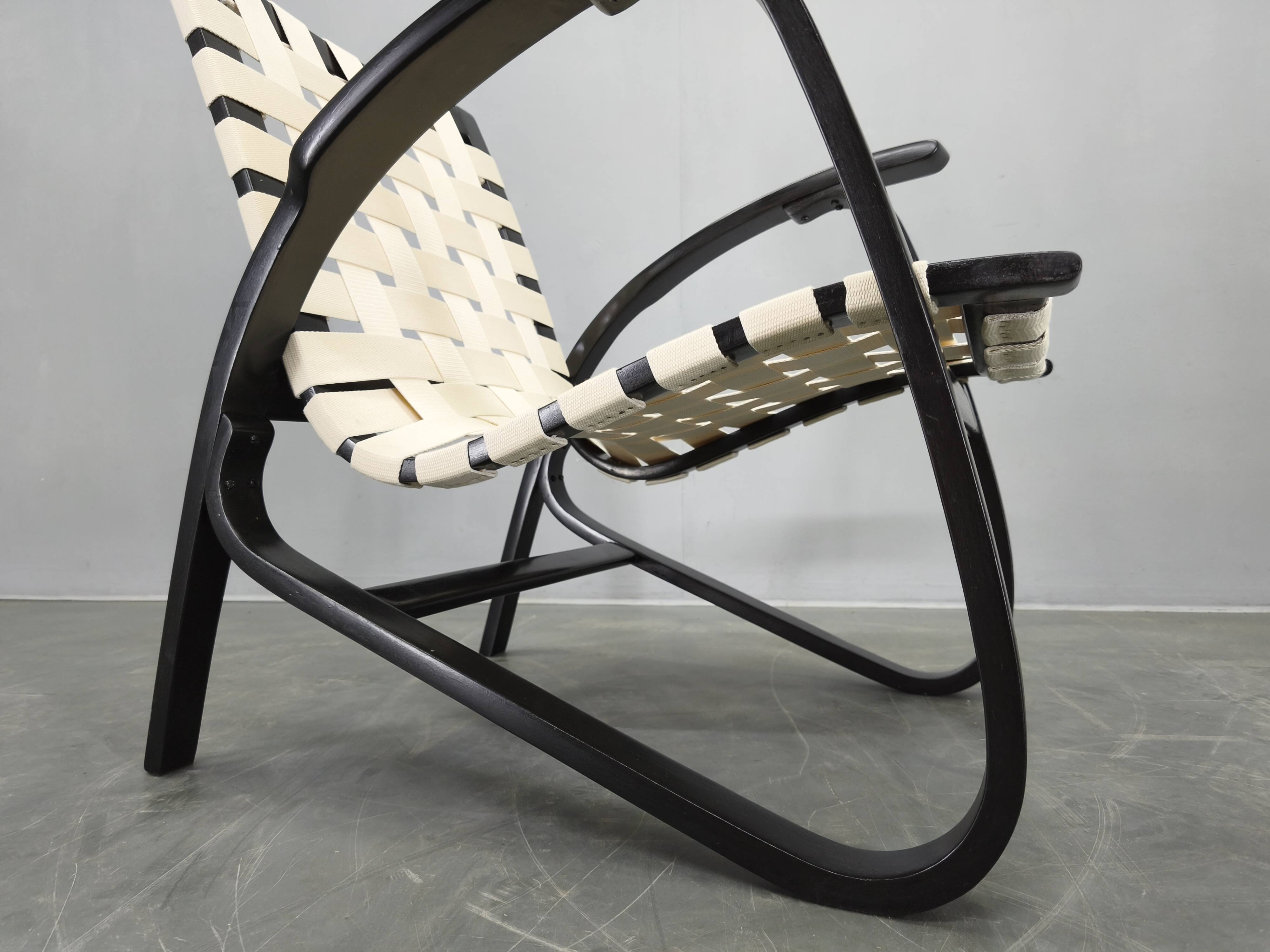 Bentwood Lounge Chair by Jan Vanek, Czechoslovakia, 1960s