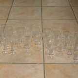Service of glasses from the 1950s