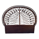 Rattan headboard