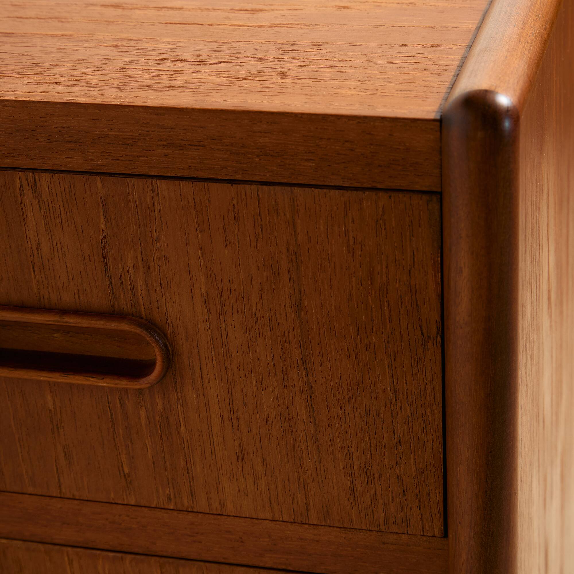 Restored teak dresser
