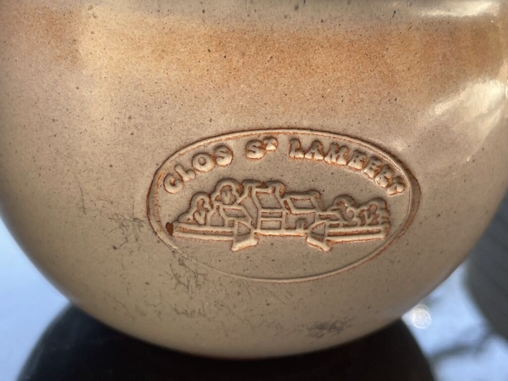 2 vintage terracotta pots