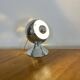 Lampe eyeball chromée pied tulipe