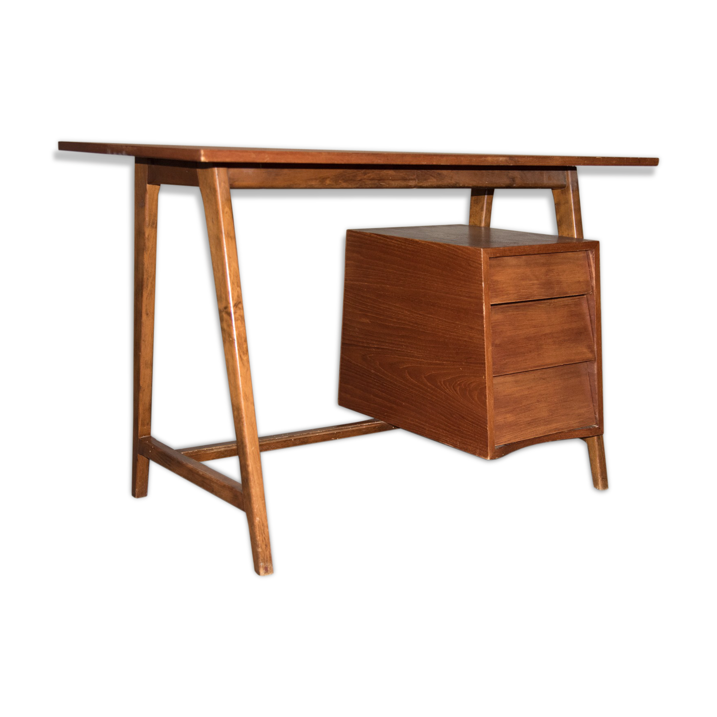 Scandinavian desk in teak 60