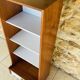 Vintage teak storage unit with shelves and drawer circa 1970s