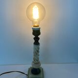 Marble lamp onyx foot old column
