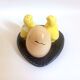Set salt pepper mustard ceramic 60s