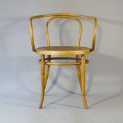 Thonet "Le Corbusier" armchair, circa 1905, star-shaped wooden seat