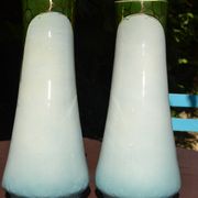 2 flowered vases St Amand early 20th century
