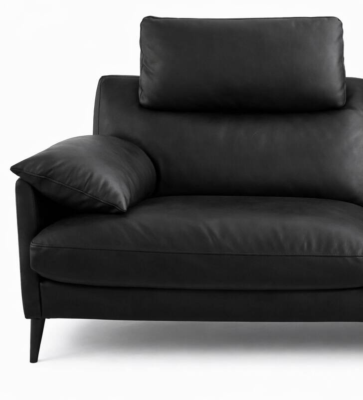 2-seater leather sofa