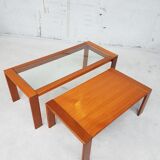 Set de deux tables gigognes danoise