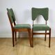 Chaises Vintage Hałas vert-olive vintage - 2 pièces - ensemble