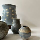 Set of 2 handmade ceramic vases