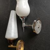 Mismatched sconces 1950