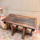 TABLE RENAISSANCE EN CROIX DE LORRAINE EN NOYER XVIII EME SIÈCLE