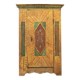 Armoire de mariée peinte d'art populaire