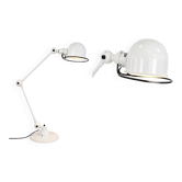 Lampe à poser articulée Jieldé Loft D6440 blanche – Design industriel