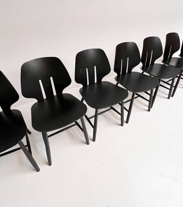 Chaise Ejvind Johansson J67 pour FDB Mobler (à l'unité), années 1970