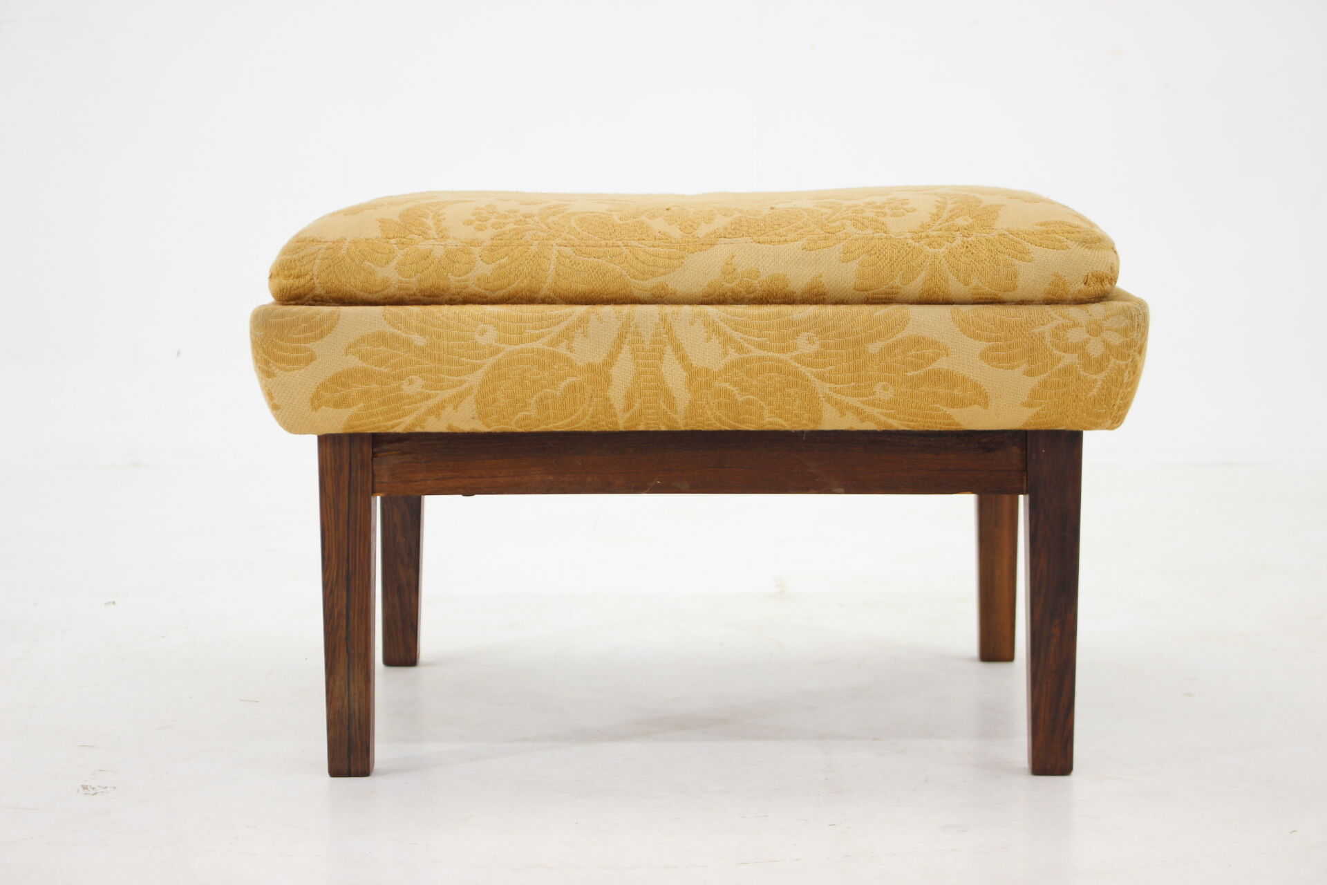 1960s rosewood stool in fabric, denmark