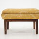 1960s rosewood stool in fabric, denmark