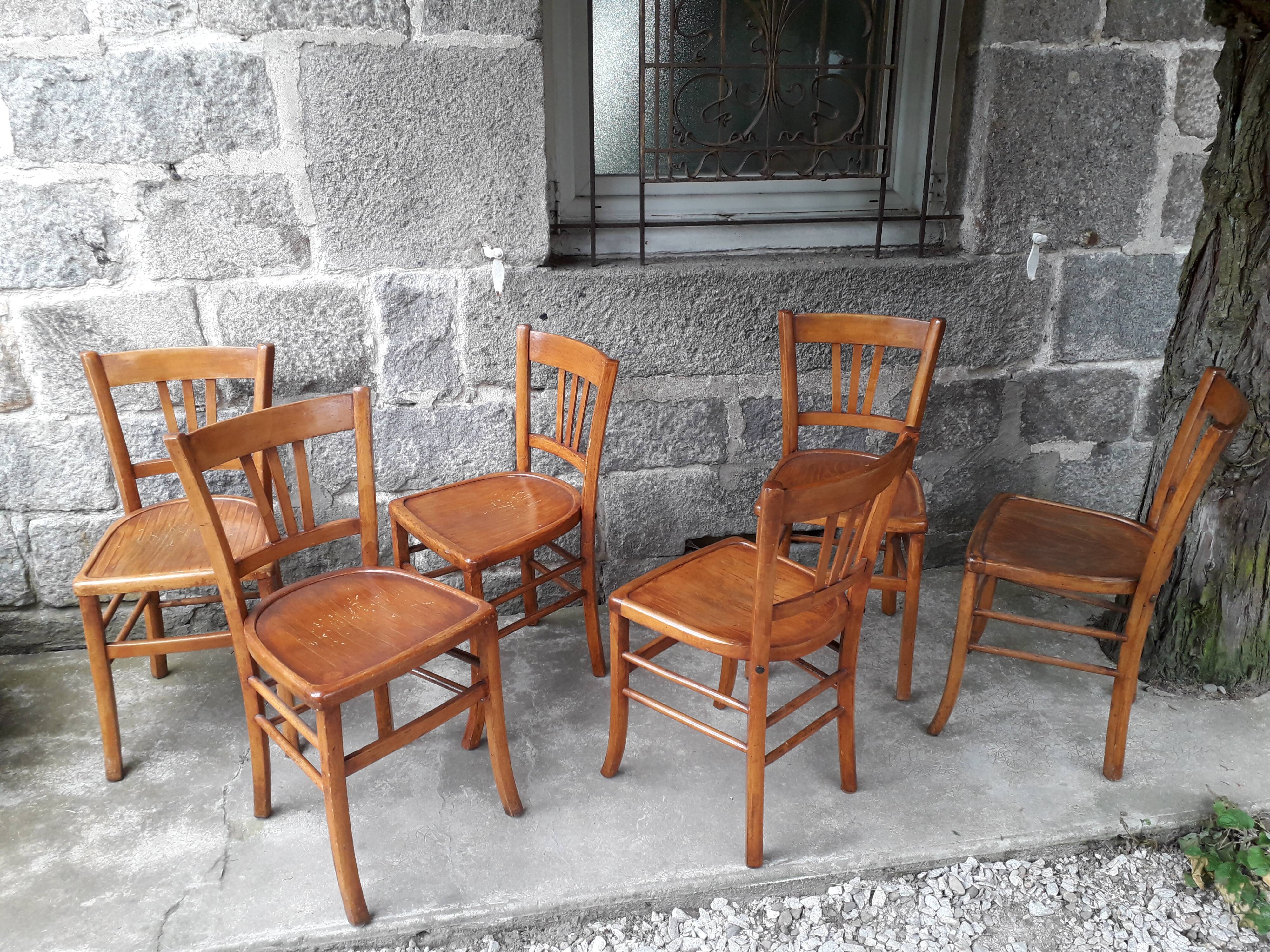 Set de 6 chaises bistrot Luterma