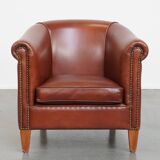 Club Chair in Cowhide Leather
