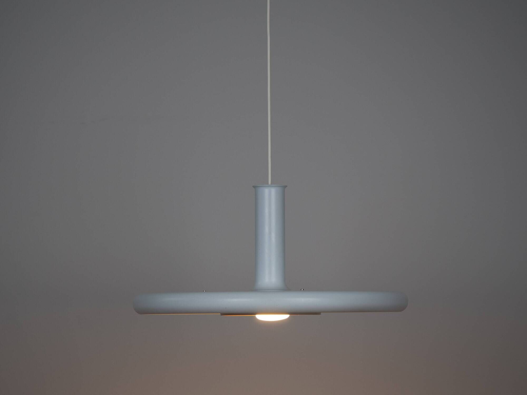 Vintage Danish pendant lamp Optima by Hans Due, Fog and Morup, 1970s.