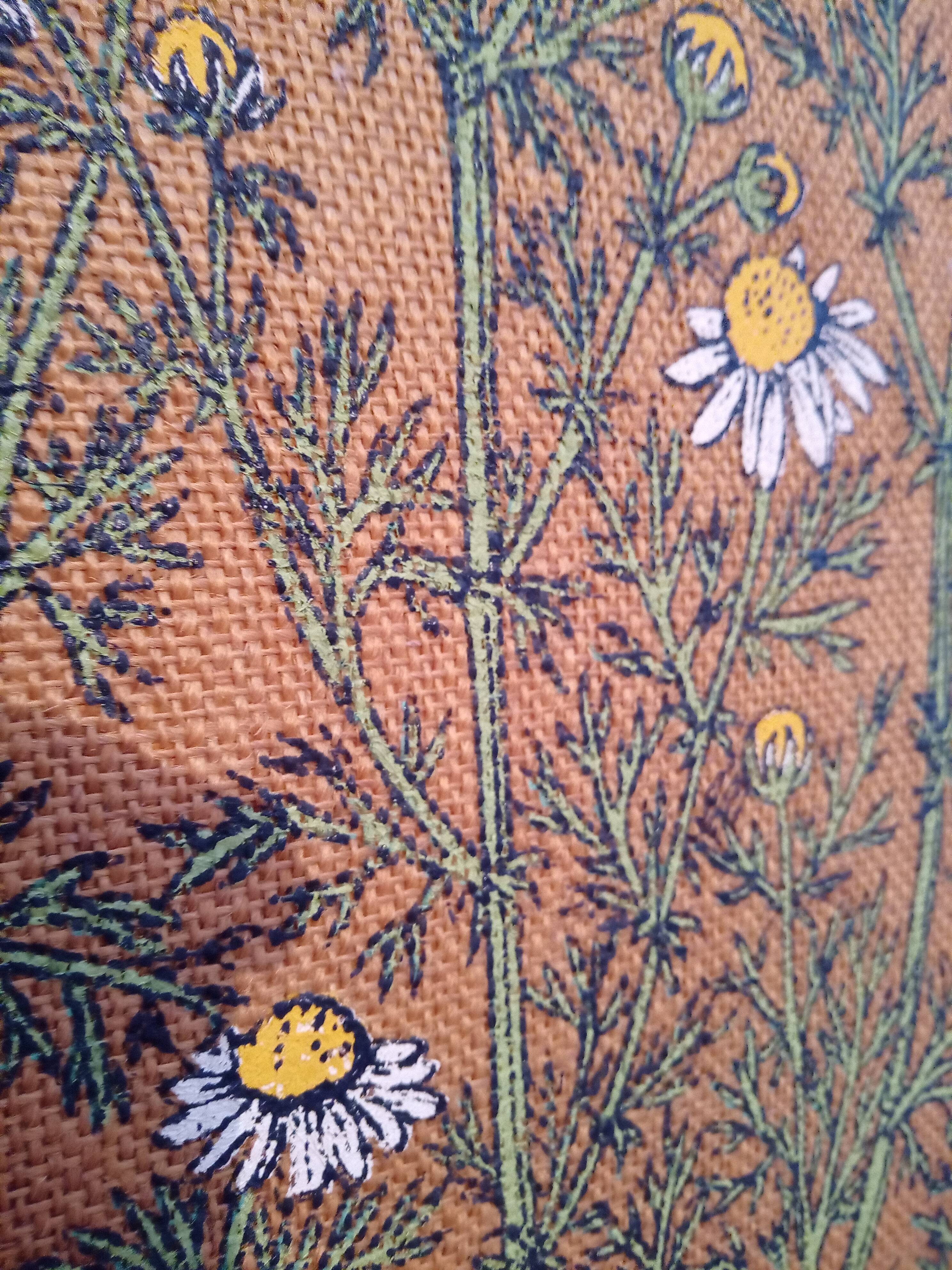 Oil on flaxseed canvas on chamomile wood