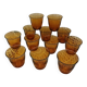 12 antique Vereco water glasses