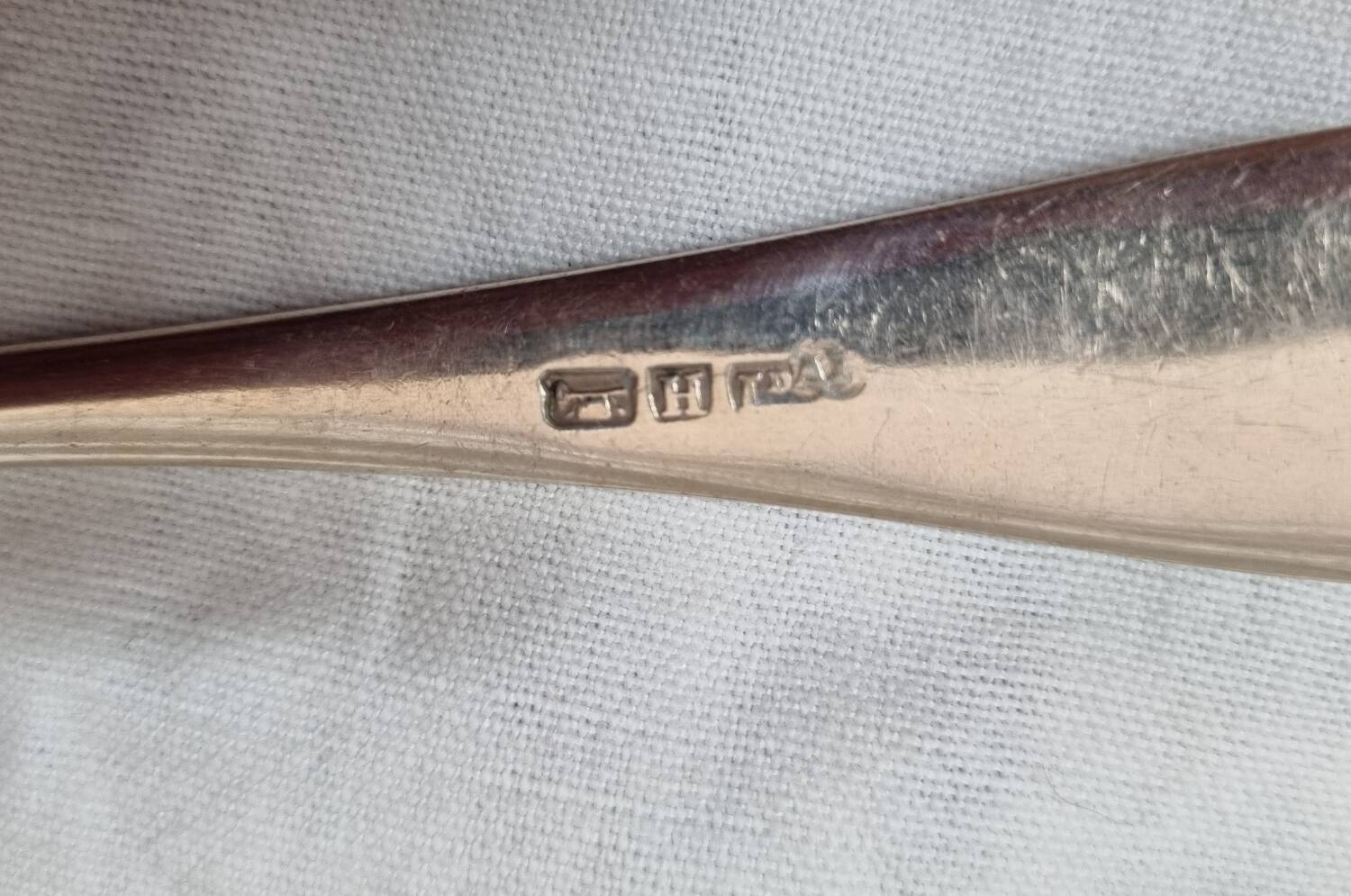 Silver sauce spoon from 1970