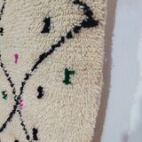 Handmade wool Berber rug 172 X 110 CM