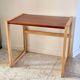 Table basse bois exotique vintage