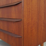 Teak chest of drawers, Danish design, 1970s, made in Denmark