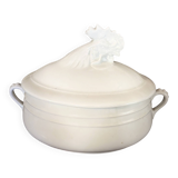 Terrine/soup tureen rooster's head