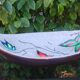 Fruit cup vintage 50s ceramic glazed style brutalist decoration butterflies