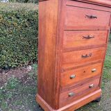 Old oak workshop furniture with drawers